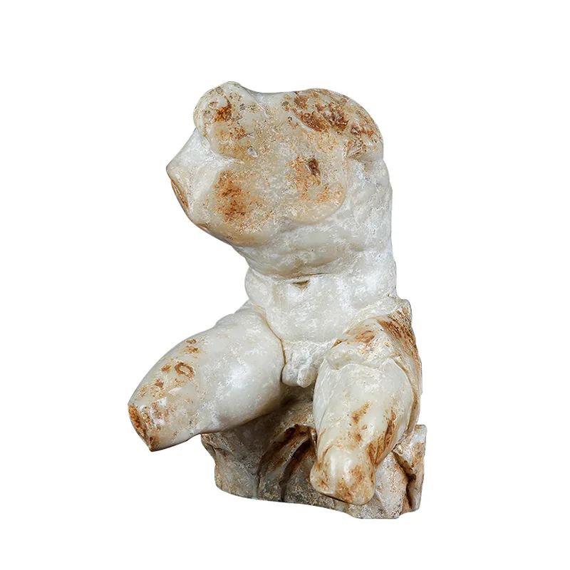 Vintage figure sculpture home ornament living room porch model room decoration half body
Vintage figure sculpture home ornament living room porch model room decoration half body