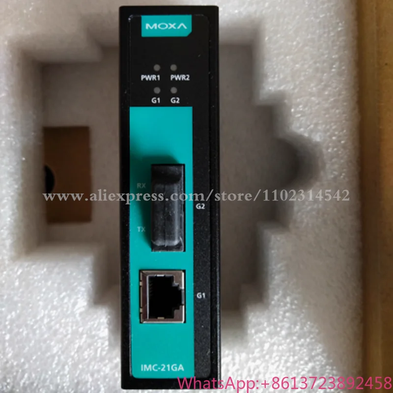 1PC MOXA IMC-21GA-LX-SC New Original Genuine Single mode gigabit fiber optic transceiver SC interface
1PC MOXA IMC-21GA-LX-SC New Original Genuine Single mode gigabit fiber optic transceiver SC interface