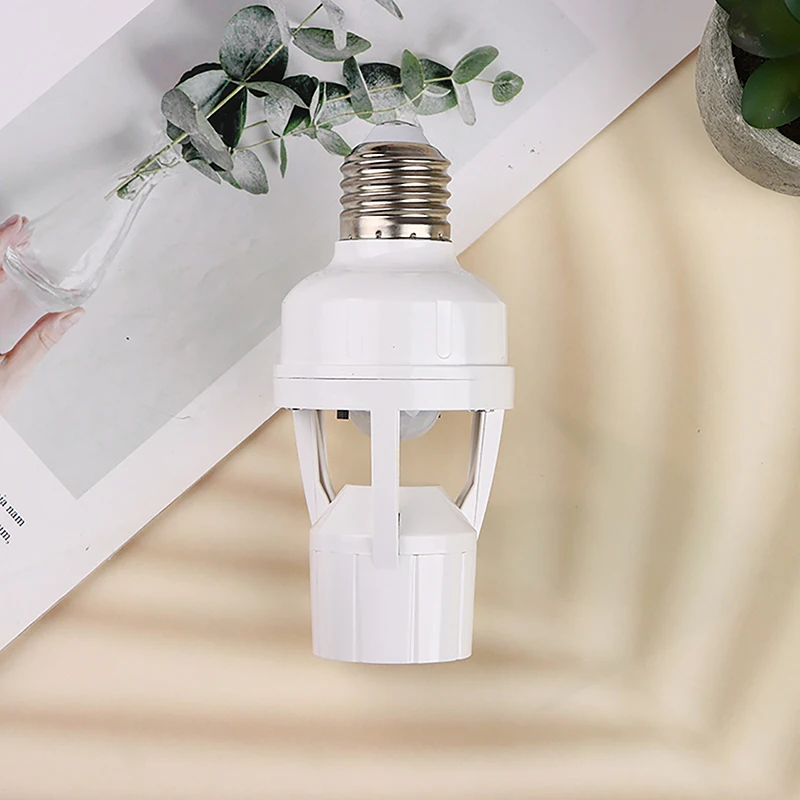360 Degrees Human Induction Motion Sensor Lamp Socket Base AC85-265V Delay Time Switch E27 Base Holder Socket Adapter
360 Degrees Human Induction Motion Sensor Lamp Socket Base AC85-265V Delay Time Switch E27 Base Holder Socket Adapter