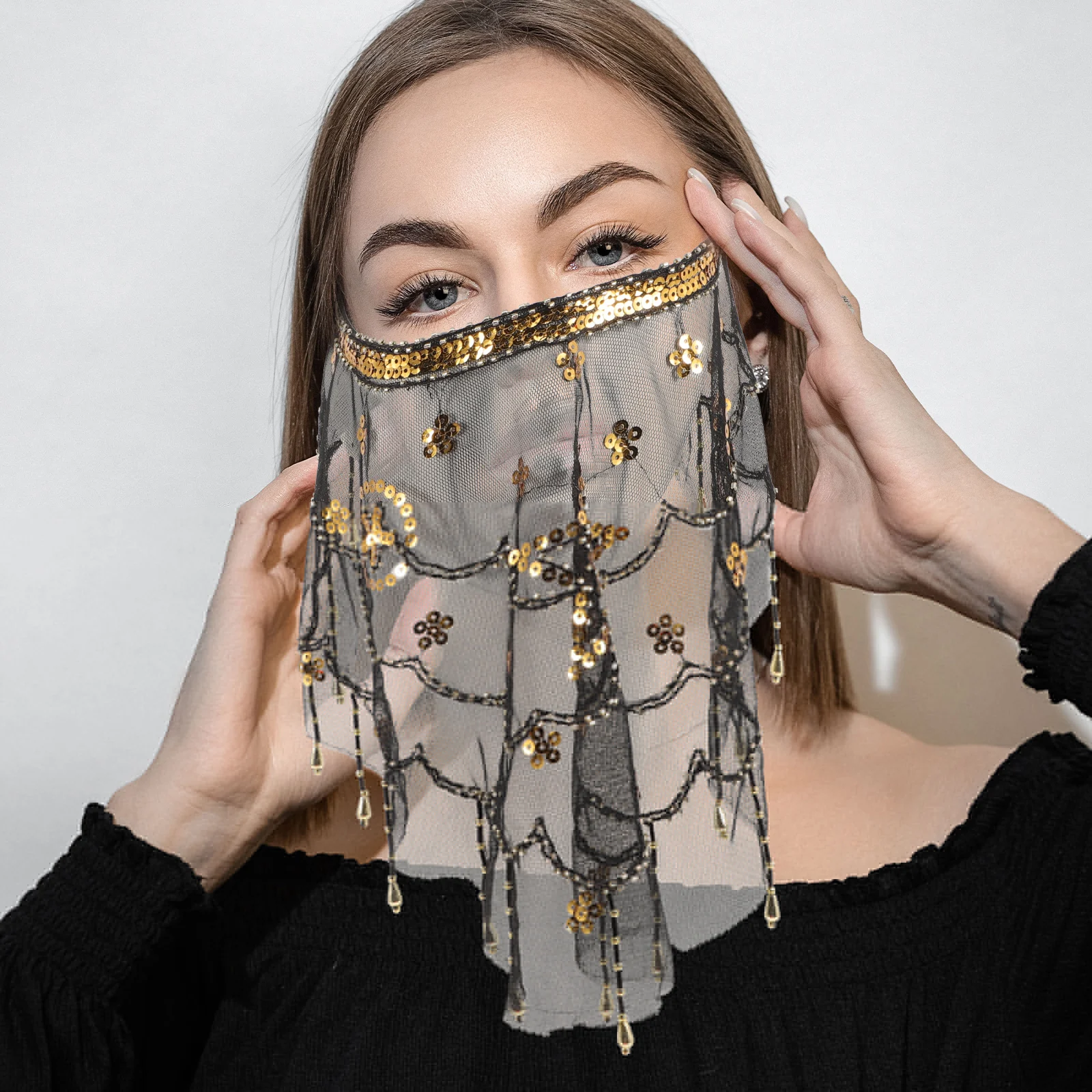 Veil Premium Mesh Beading Hand Sewn Breathable Masquerade Masks Party Supplies Cosplay Halloween Accessories
Veil Premium Mesh Beading Hand Sewn Breathable Masquerade Masks Party Supplies Cosplay Halloween Accessories