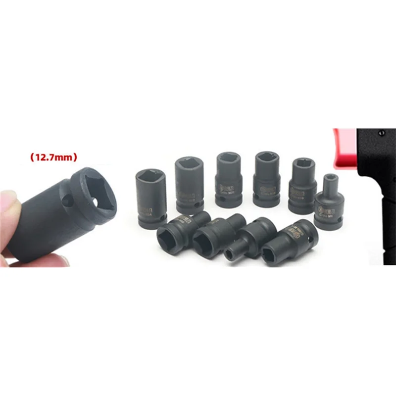ABGG-1/2 Inch Drive Tap Socket Set 9 Pieces Molybdenum Steel For Electric Pneumatic Hand Wrench
ABGG-1/2 Inch Drive Tap Socket Set 9 Pieces Molybdenum Steel For Electric Pneumatic Hand Wrench