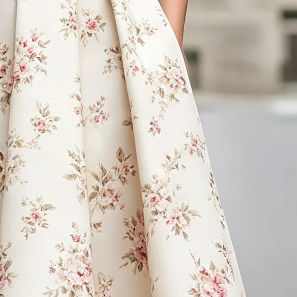 Women's Fashion Sleeveless Floral Print Summer Midi Dress Versatile A-Line Pleated Elegant Casual Swing Dress for Party Street
Women's Fashion Sleeveless Floral Print Summer Midi Dress Versatile A-Line Pleated Elegant Casual Swing Dress for Party Street