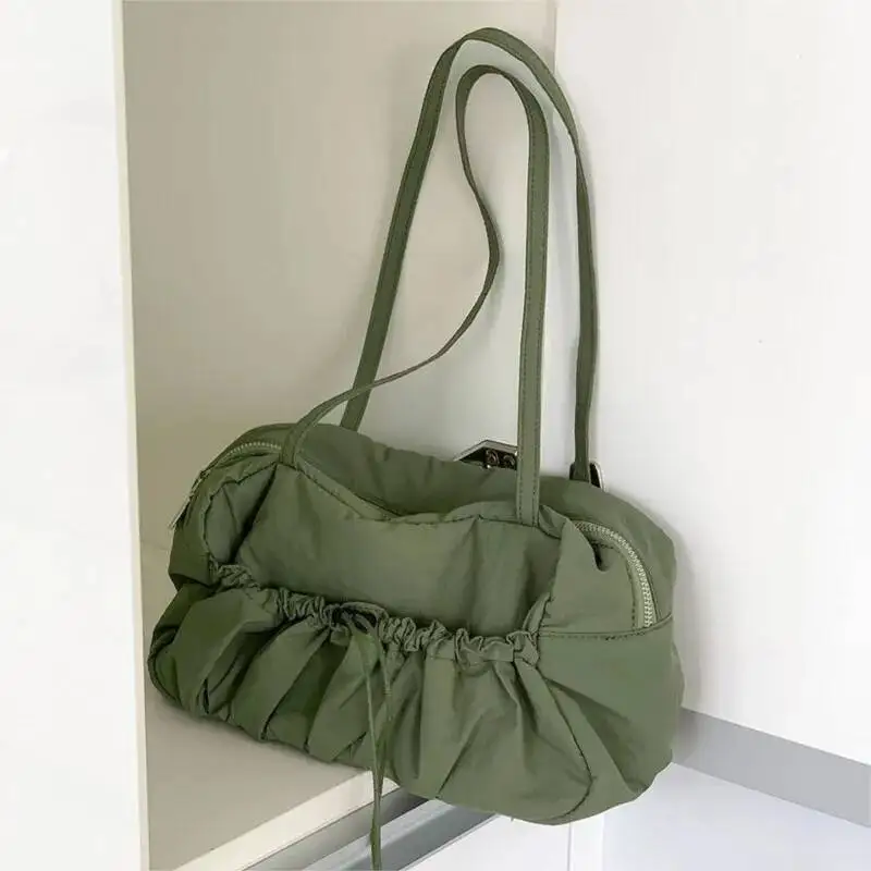 Bloom Haruku Green Shoulder Bags Women Retro Nylon Pocket Chic Casual Handbag Female Vintage Portable Underarm Bag Purse
Bloom Haruku Green Shoulder Bags Women Retro Nylon Pocket Chic Casual Handbag Female Vintage Portable Underarm Bag Purse