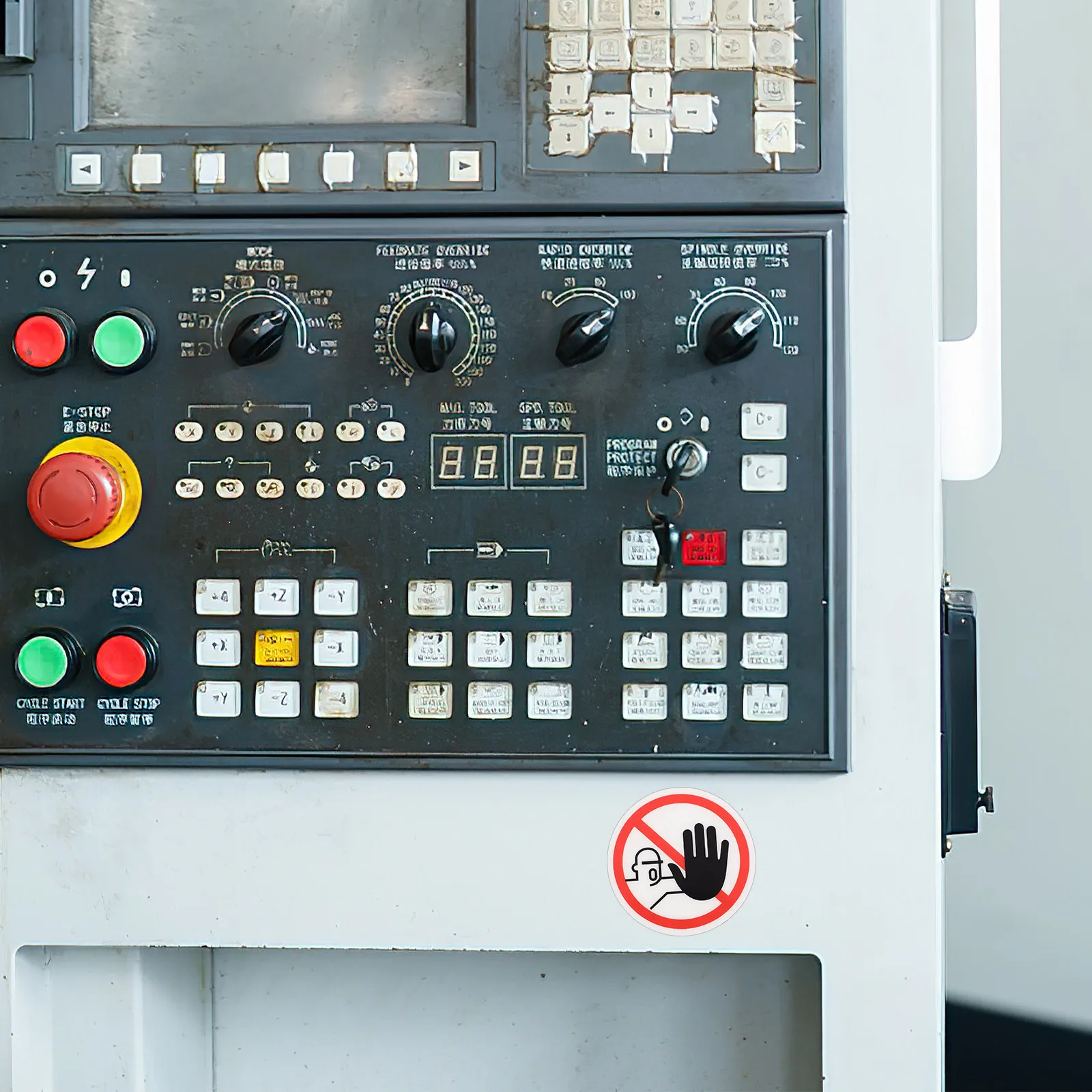 2Pcs No Touch Sign Stickers Peel and Stick Warning Decals High Visibility Safety Label for Factory Construction Site Steel Glass
2Pcs No Touch Sign Stickers Peel and Stick Warning Decals High Visibility Safety Label for Factory Construction Site Steel Glass