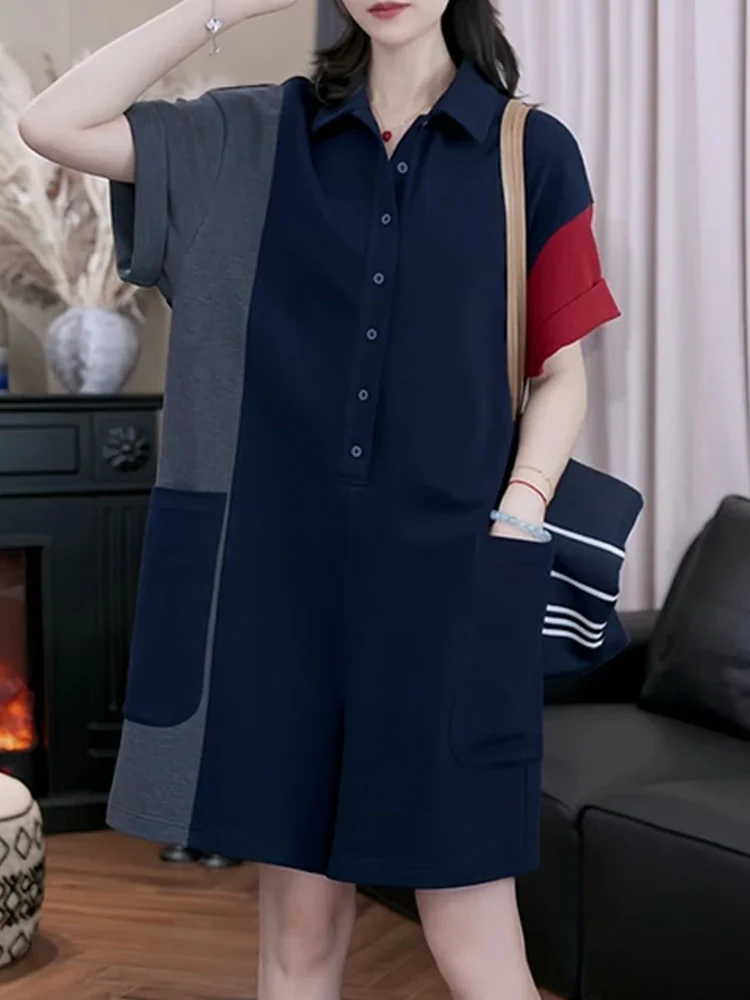 Модный летний комплект-двойка для женщин 2025 года: новая высококачественная корейская дышащая и комфортная одежда в стиле кэжуал с цветовыми блоками
Модный летний комплект-двойка для женщин 2025 года: новая высококачественная корейская дышащая и комфортная одежда в стиле кэжуал с цветовыми блоками