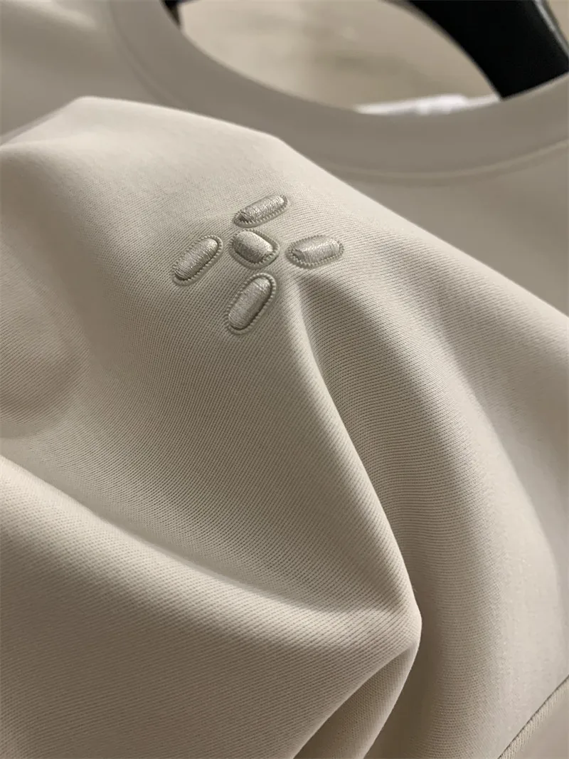 High-End Embroidery P Cotton Short Sleeve T-Shirt Men's Casual Basic Versatile Breathable Skin-Friendly round Neck Top
High-End Embroidery P Cotton Short Sleeve T-Shirt Men's Casual Basic Versatile Breathable Skin-Friendly round Neck Top