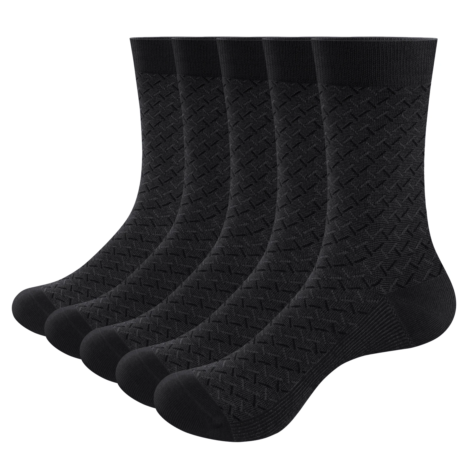 YUEDGE Men's Bamboo Socks Breathable Anti-Odor Patterned Casual Formal Business Dress Socks, 5 Pairs
YUEDGE Men's Bamboo Socks Breathable Anti-Odor Patterned Casual Formal Business Dress Socks, 5 Pairs