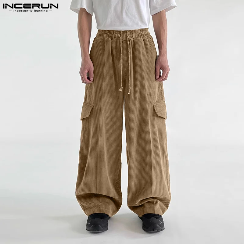 INCERUN 2025 Korean Style Trousers Fashion Pants New Men's Thick Corduroy Long Pant Casual Streetwear Male Hot Selling Pantalons
INCERUN 2025 Korean Style Trousers Fashion Pants New Men's Thick Corduroy Long Pant Casual Streetwear Male Hot Selling Pantalons