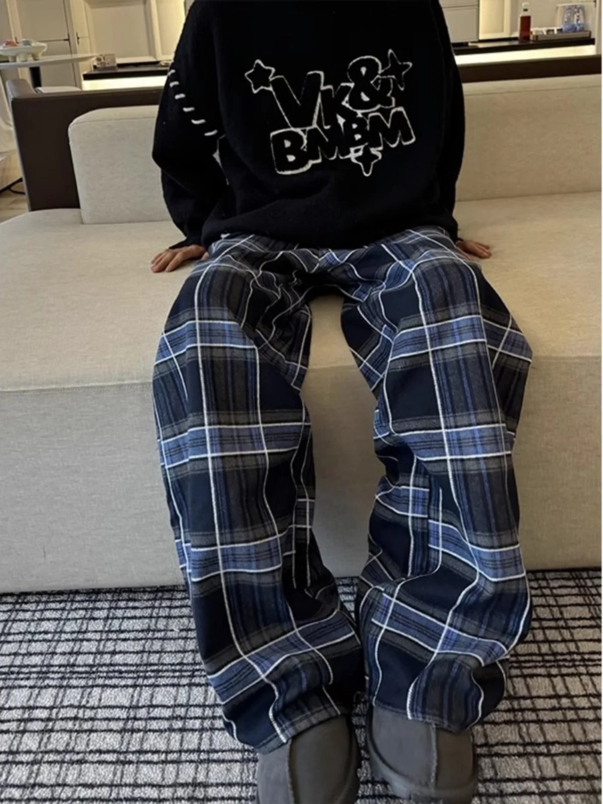 American Retro Plaid Design Casual Pants Men Spring Autumn Trendy Loose Lazy Sle Cleanfit Wide Leg Pants Straight Tube
American Retro Plaid Design Casual Pants Men Spring Autumn Trendy Loose Lazy Sle Cleanfit Wide Leg Pants Straight Tube