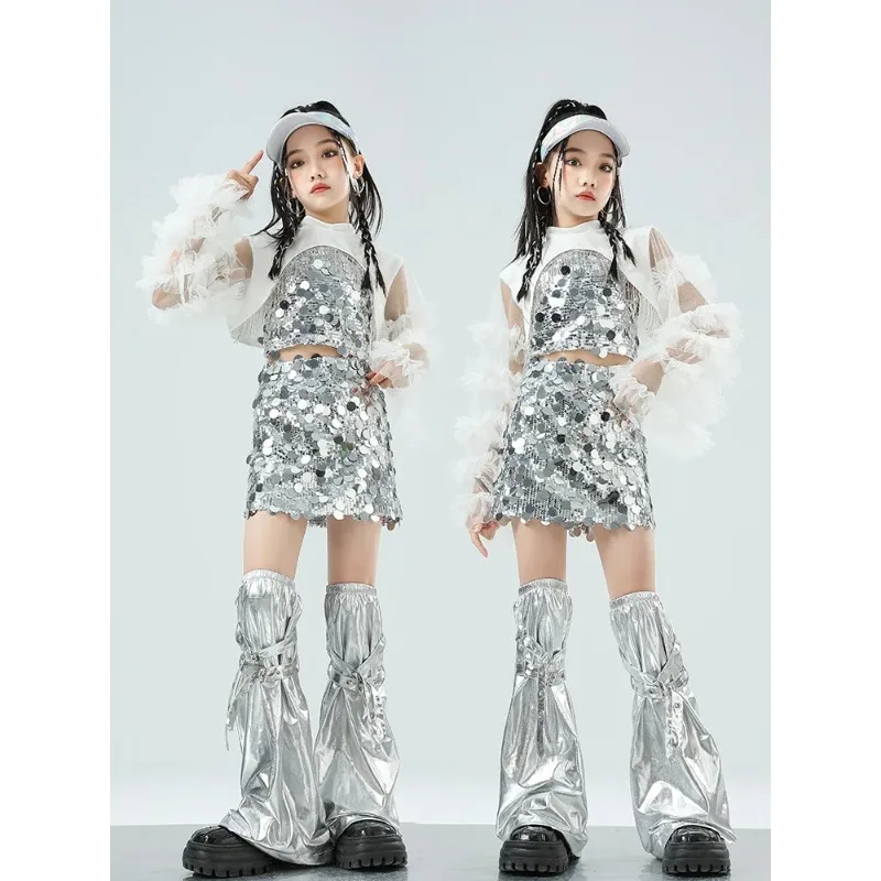 Street Dance Girl Costumes, Hip-hop Jazz Dance Costumes, Performance Costumes, Children's Hip-hop Girl Runway Costumes
Street Dance Girl Costumes, Hip-hop Jazz Dance Costumes, Performance Costumes, Children's Hip-hop Girl Runway Costumes