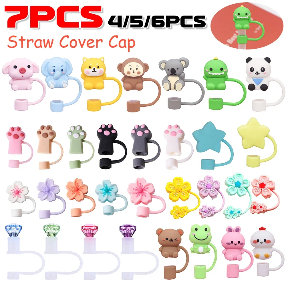 Animals Straw Cover Spill Stopper 10mm Silicone Straw Toppers For Vacuum Cup Accessories Water Bottle Dust-Proof Straw Tips
Animals Straw Cover Spill Stopper 10mm Silicone Straw Toppers For Vacuum Cup Accessories Water Bottle Dust-Proof Straw Tips