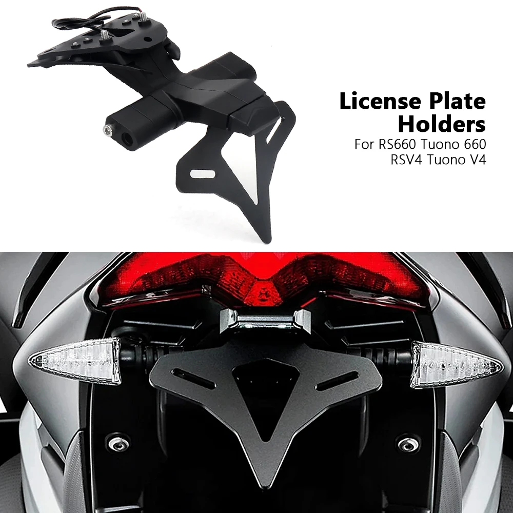 Motorcycle License Plate Holder Fender Eliminator Bracket With LED For Aprilia RS660 Tuono 660 RSV4 TUONO V4 2021 2022 2023
Motorcycle License Plate Holder Fender Eliminator Bracket With LED For Aprilia RS660 Tuono 660 RSV4 TUONO V4 2021 2022 2023