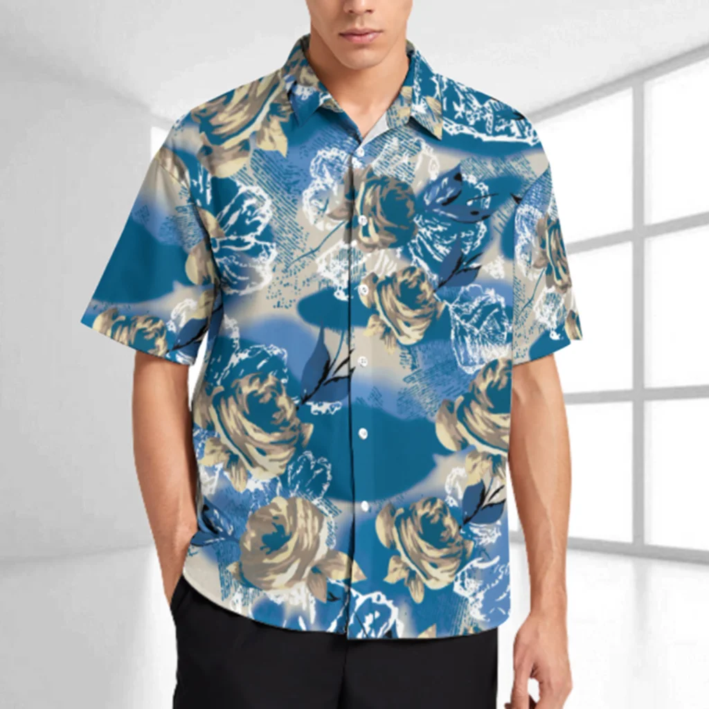 Short sleeved floral shirt Hawaiian Hainan beach wear travel couple loose casual shirt
Short sleeved floral shirt Hawaiian Hainan beach wear travel couple loose casual shirt