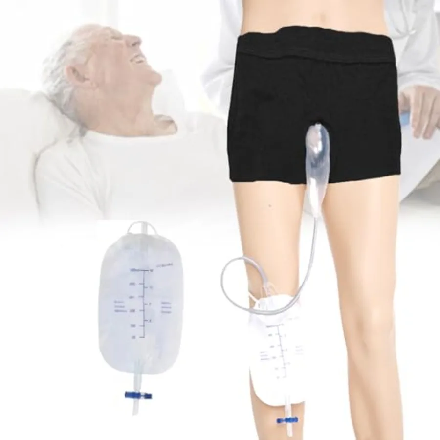 Male Urine System Holder Bag - 500ml Men's Urinal Pee Bag Incontinence Pants, Wearable Spill Proof Collector Urinary Drainage f
Male Urine System Holder Bag - 500ml Men's Urinal Pee Bag Incontinence Pants, Wearable Spill Proof Collector Urinary Drainage f