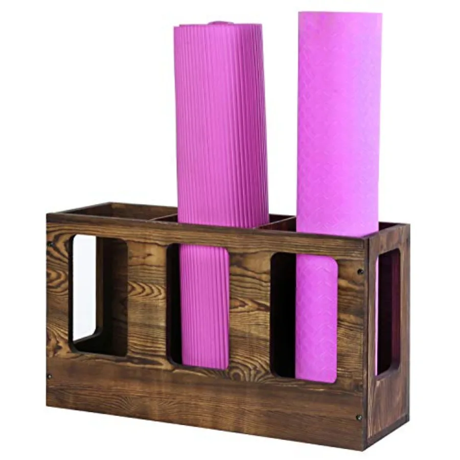 Wall Mounted Solid Wood Yoga Mat Holder Fitness Gym Foam Roller Storage Organizer, Floor Standing Sports Exercise Mat Rack
Wall Mounted Solid Wood Yoga Mat Holder Fitness Gym Foam Roller Storage Organizer, Floor Standing Sports Exercise Mat Rack