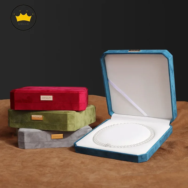 Octagon Flannel Pearl Necklace holder Jewelry holder Earrings Bracelet Storage Set Box Locket case Jewelry Gift Box
Octagon Flannel Pearl Necklace holder Jewelry holder Earrings Bracelet Storage Set Box Locket case Jewelry Gift Box