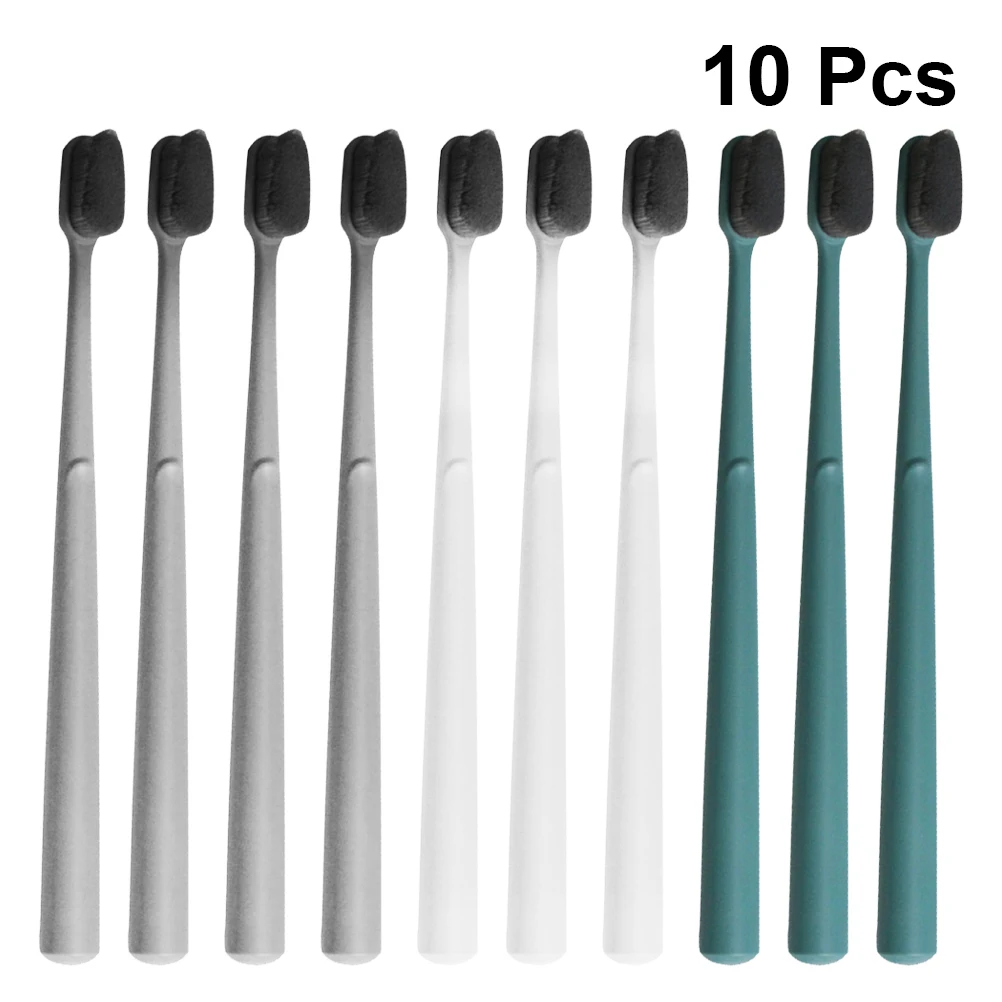 10pcs Nylon Silk Toothbrushes PP Material Soft Bristle Oral Care Brushes for Effective Teeth Cleaning tooth gap durable
10pcs Nylon Silk Toothbrushes PP Material Soft Bristle Oral Care Brushes for Effective Teeth Cleaning tooth gap durable