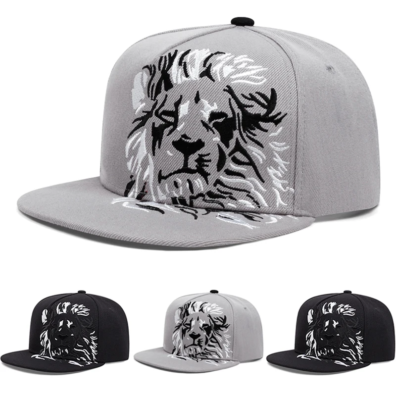 2025 New Fashion Lion Embroidered Flat brimmed Hat Men's Casual Hip Hop Hat Women's Outdoor Sports Decorative Hat Sunshade Hat
2025 New Fashion Lion Embroidered Flat brimmed Hat Men's Casual Hip Hop Hat Women's Outdoor Sports Decorative Hat Sunshade Hat