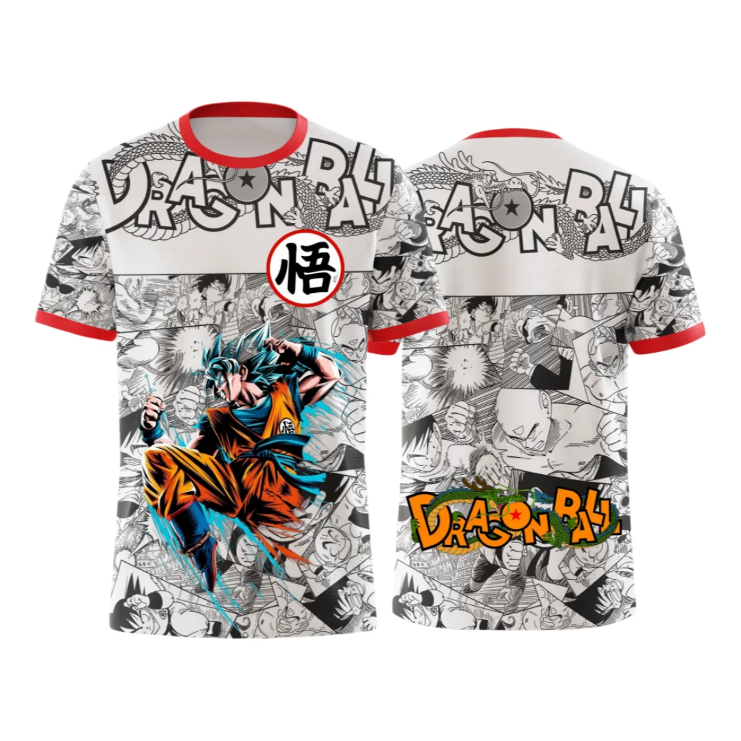 Dragon Ball Manga Style Goku Jersey, Casual Sports Outdoor Soccer Training Anime Jersey T-shirt, Adult and Children's Sizes.
Dragon Ball Manga Style Goku Jersey, Casual Sports Outdoor Soccer Training Anime Jersey T-shirt, Adult and Children's Sizes.