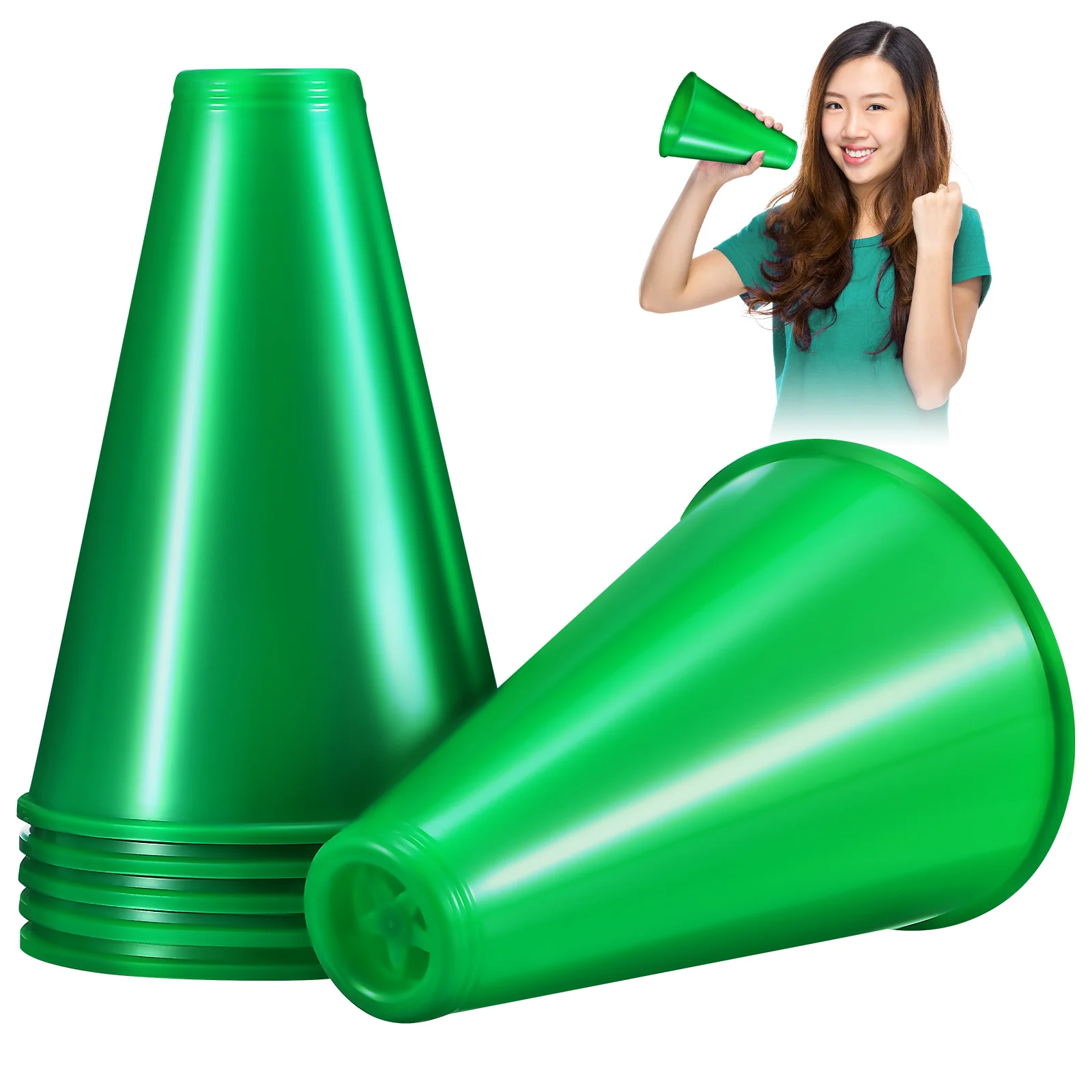 6 Pcs Cheer Megaphone Bulk Handheld Cheerleading Giant Green Kids Toy Large Child
6 Pcs Cheer Megaphone Bulk Handheld Cheerleading Giant Green Kids Toy Large Child
