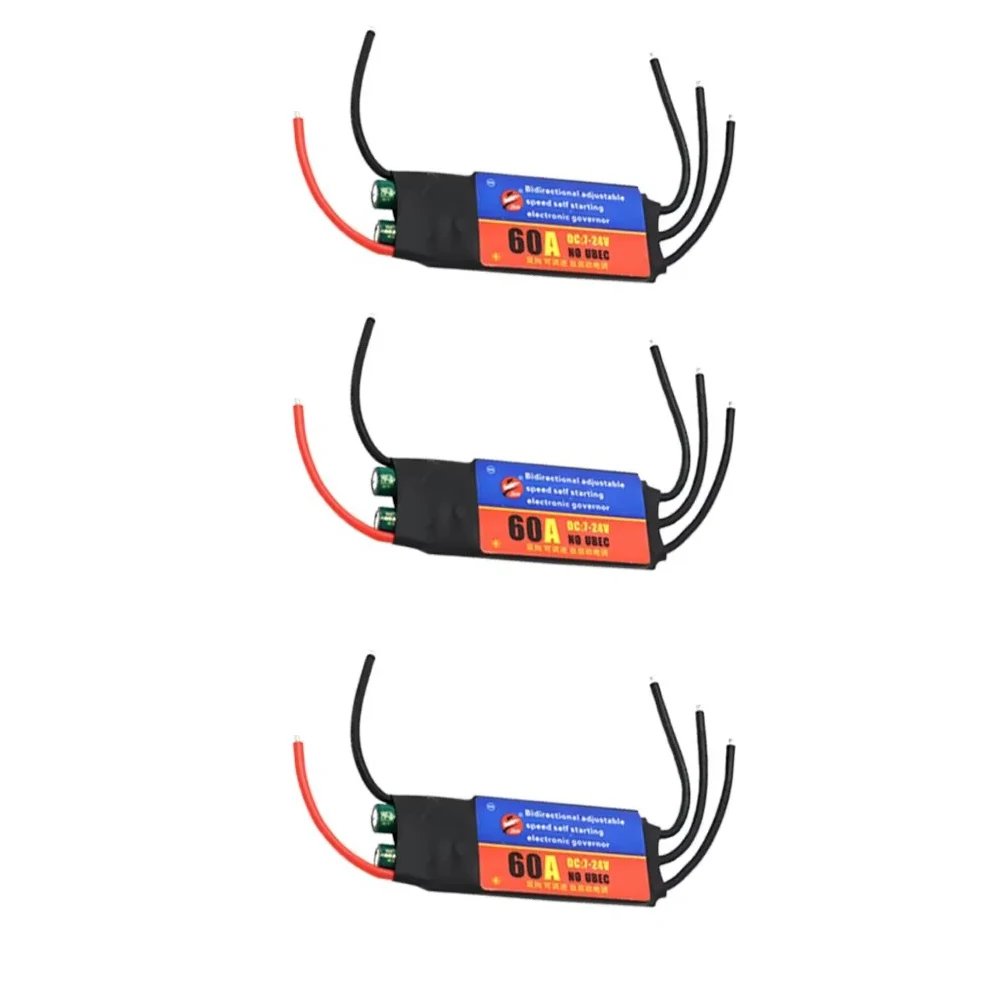 ZMR 30A/60A 2-6S Bidirectional Adjustable Speed Self Starting Brushless Electronic Regulation Speed Control ESC For DIY Models
ZMR 30A/60A 2-6S Bidirectional Adjustable Speed Self Starting Brushless Electronic Regulation Speed Control ESC For DIY Models