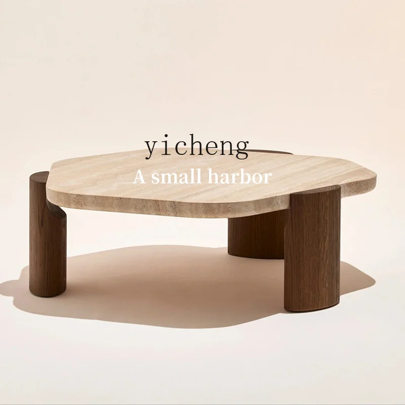 LX solid wood travertine coffee table special-shaped minimalist small tea table small apartment living room household
LX solid wood travertine coffee table special-shaped minimalist small tea table small apartment living room household