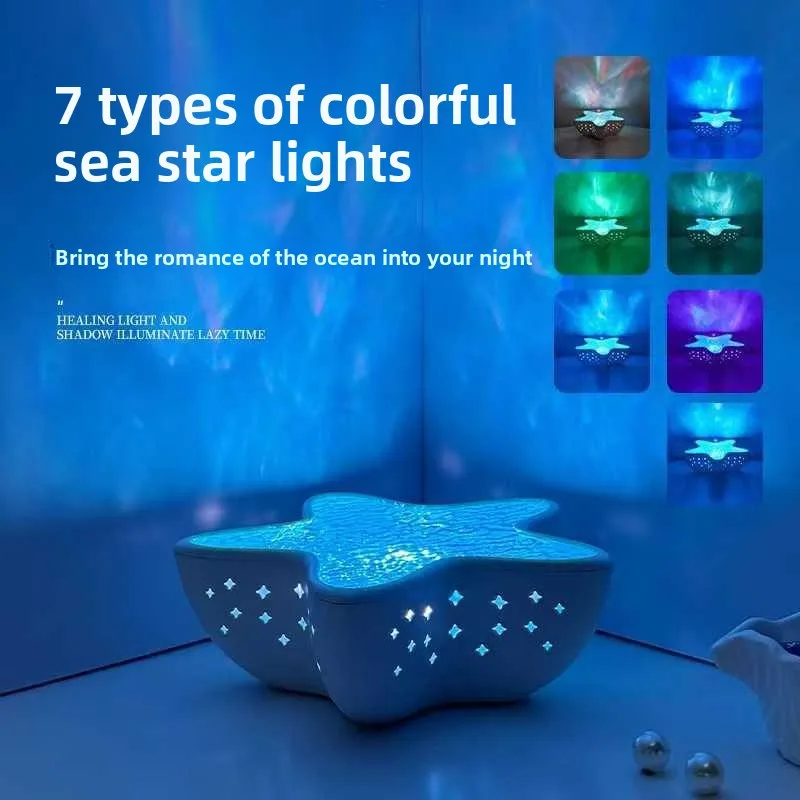 A variety of starfish elf projector bedroom dream LED night light creative ornament starry sky night light
A variety of starfish elf projector bedroom dream LED night light creative ornament starry sky night light