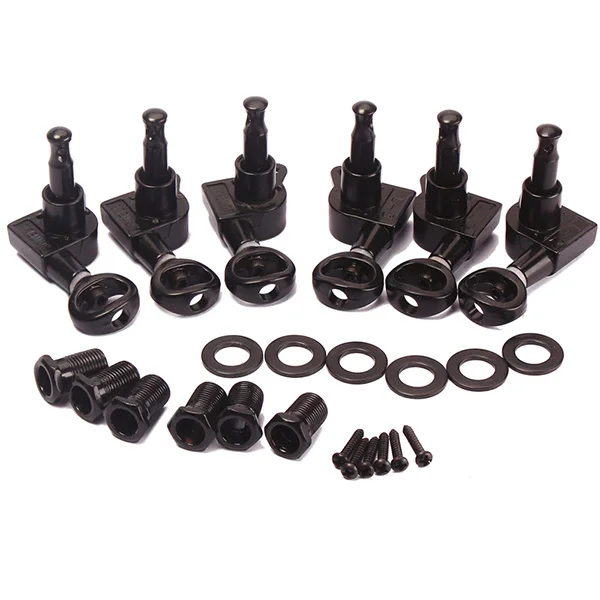 Guitar Tuning Pegs Half Moon Style Black Metal 3.7*2.2*1.5Cm For Electric Acoustic Steel String Tuners Machine 
Guitar Tuning Pegs Half Moon Style Black Metal 3.7*2.2*1.5Cm For Electric Acoustic Steel String Tuners Machine