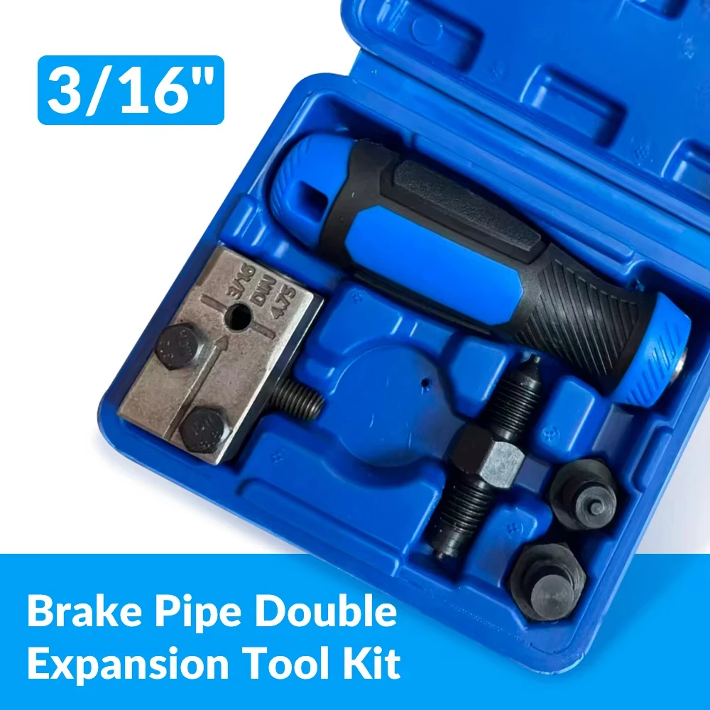 Professional Automotive Brake Pipe Flaring Tool Metal Handheld Brake Line Tool for Motorcycle Truck Brake Pipes Repair Accessory
Professional Automotive Brake Pipe Flaring Tool Metal Handheld Brake Line Tool for Motorcycle Truck Brake Pipes Repair Accessory