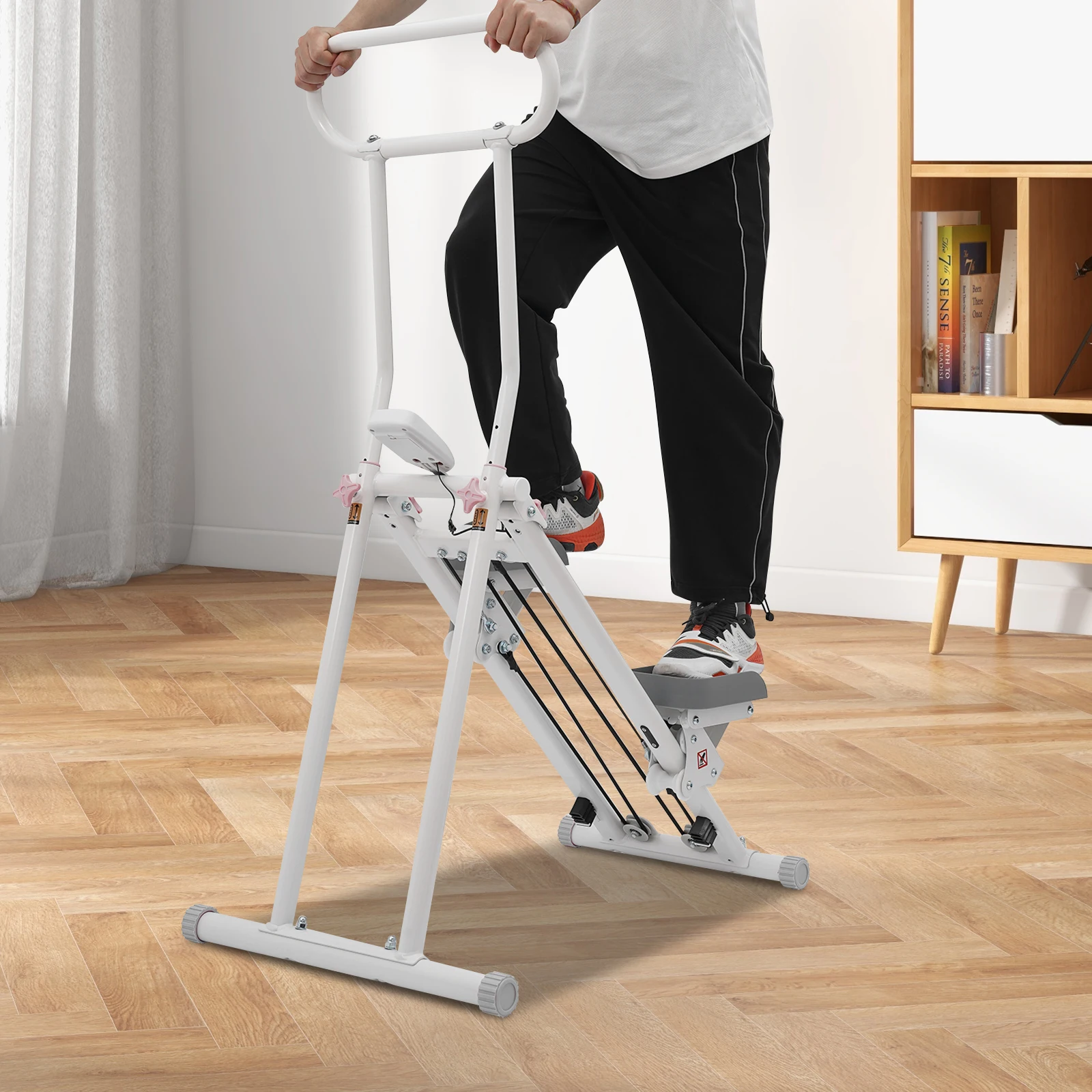 Stair Stepper For Home Gym, Folding Vertical Climber, Lcd Vertical Climber Machine Black/White Suitable For Use In Living Rooms
Stair Stepper For Home Gym, Folding Vertical Climber, Lcd Vertical Climber Machine Black/White Suitable For Use In Living Rooms