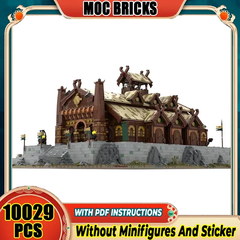 Magical Rings Movie Moc Building Blocks UCS Medu seld Golden Hall Model Technology Bricks DIY Medieval Times LOTR Castle Toys
Magical Rings Movie Moc Building Blocks UCS Medu seld Golden Hall Model Technology Bricks DIY Medieval Times LOTR Castle Toys