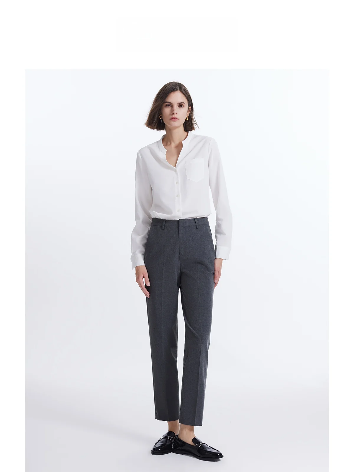 High Waist Straight Leg Suit Pants Women's Autumn Commute Drapey Workwear Trousers Profional Formal Pants Long Pants
High Waist Straight Leg Suit Pants Women's Autumn Commute Drapey Workwear Trousers Profional Formal Pants Long Pants