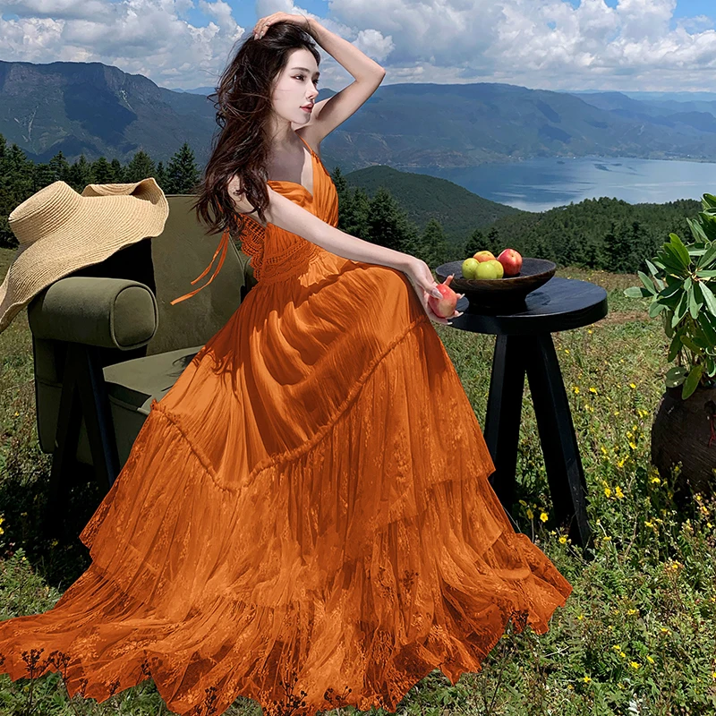 n Lace Splice Bal Long Dr Travel Photoaphy Maxi Skirt Sle Summer Commute Simple Elastic Waist Polyester Fiber
n Lace Splice Bal Long Dr Travel Photoaphy Maxi Skirt Sle Summer Commute Simple Elastic Waist Polyester Fiber