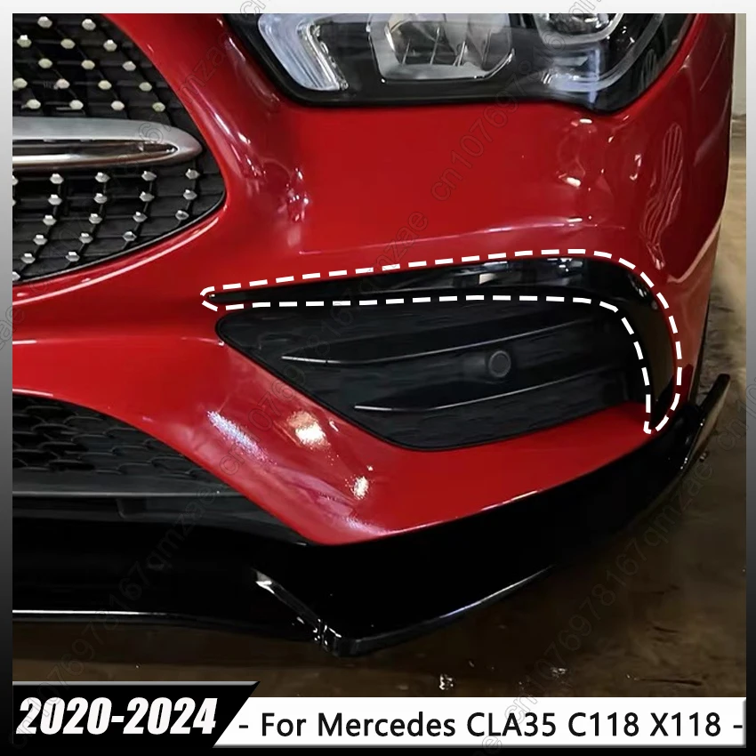 Front Bumper Splitter Spoiler Trim For Mercedes Benz CLA C118 X118 180 200 220 260 CLA35 AMG 2020-2024 Fog Lamp Cover Kits
Front Bumper Splitter Spoiler Trim For Mercedes Benz CLA C118 X118 180 200 220 260 CLA35 AMG 2020-2024 Fog Lamp Cover Kits