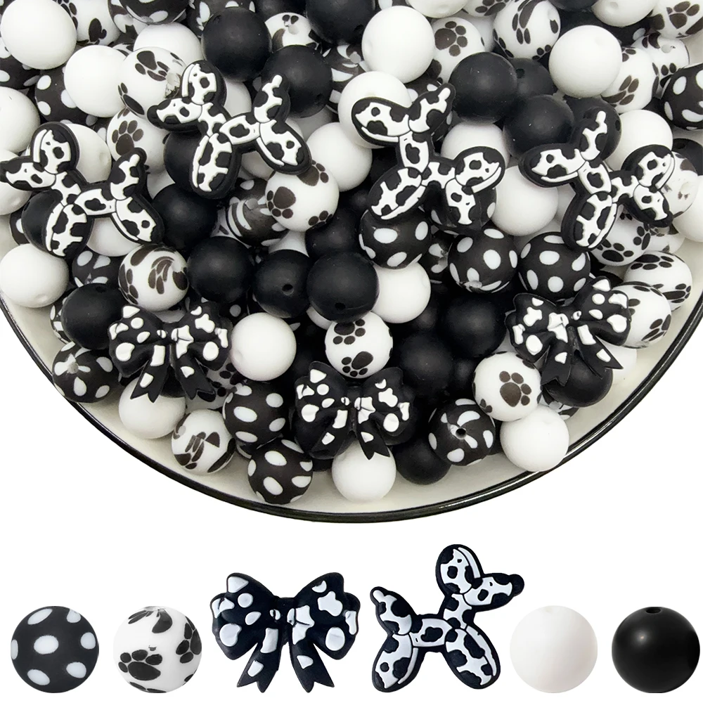 34Pcs Spotted Bowknot Silicone Beads Set DIY Beaded Necklace Bracelet Decoration Pen Jewelry Pendant Etc. Holiday Birthday Gift
34Pcs Spotted Bowknot Silicone Beads Set DIY Beaded Necklace Bracelet Decoration Pen Jewelry Pendant Etc. Holiday Birthday Gift