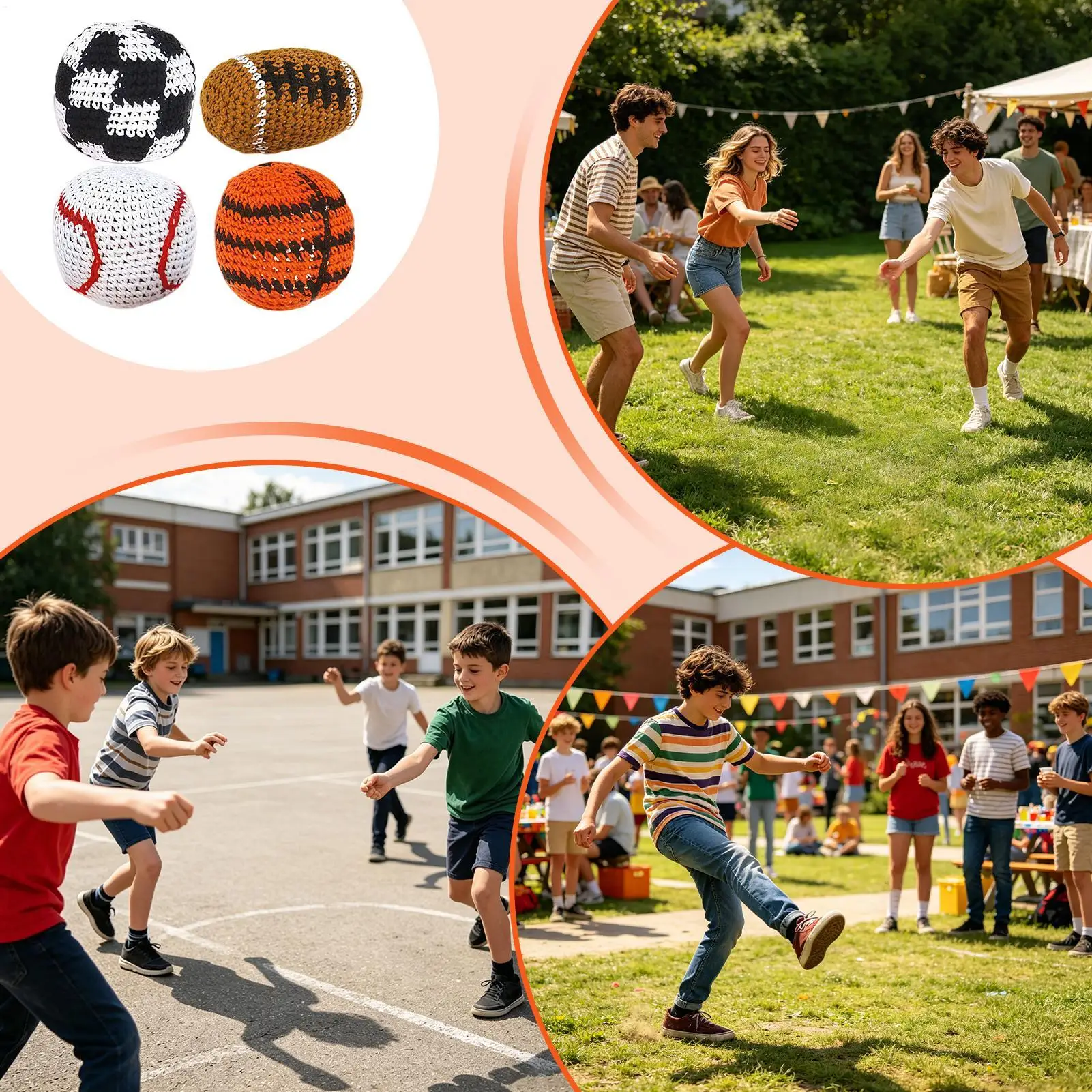 Juggling Balls Portable Soft Sports-Themed Funny Juggling Balls For Adults Kids Beginners Party Family Gatherings Backyard
Juggling Balls Portable Soft Sports-Themed Funny Juggling Balls For Adults Kids Beginners Party Family Gatherings Backyard