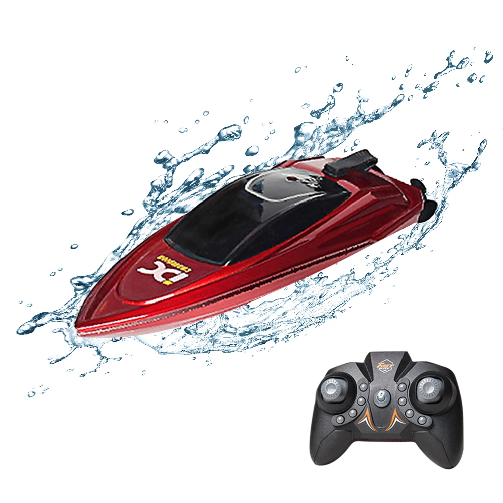 Waterproof 2.4GHz RC Boat High Speed Electric Ship Water Model with LED Lights
Waterproof 2.4GHz RC Boat High Speed Electric Ship Water Model with LED Lights