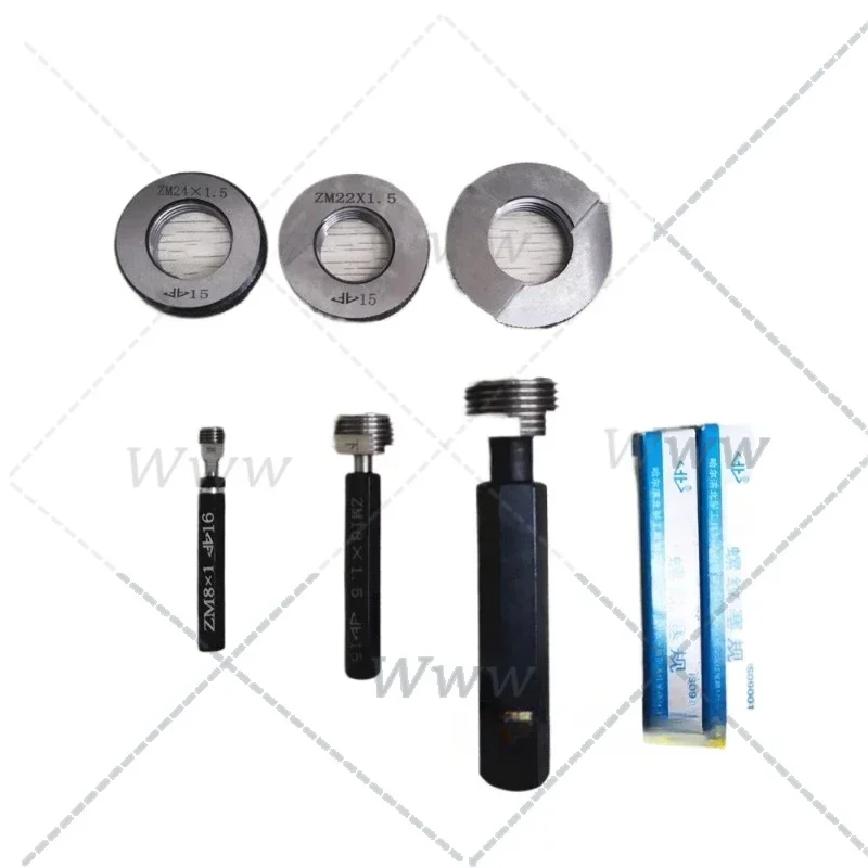 Metric ring gauge, plug gauge ZM8 X1, ZM10X 1.5, ZM16X 1.5, ZM18 X 1.5, ZM27 X 2
Metric ring gauge, plug gauge ZM8 X1, ZM10X 1.5, ZM16X 1.5, ZM18 X 1.5, ZM27 X 2