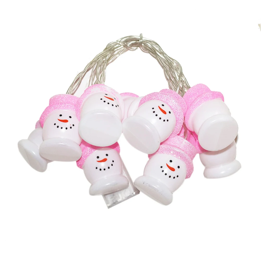 10 LEDs Snowman String Lights Warm White Garden Party Decorate Low Power Consumption 
10 LEDs Snowman String Lights Warm White Garden Party Decorate Low Power Consumption