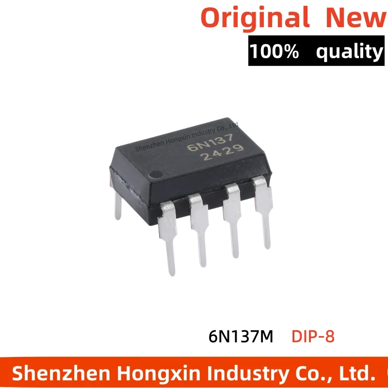 10 pieces 6N137M DIP-8 high-speed 10Mbit/S logic gate optocoupler
10 pieces 6N137M DIP-8 high-speed 10Mbit/S logic gate optocoupler