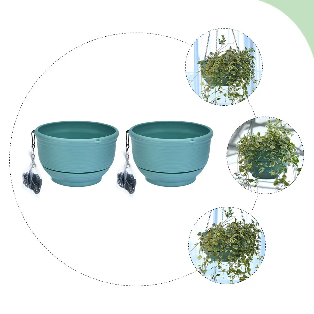 2 Pcs Chlorophytum Pot Hanging Flower Pots Outdoor Indoor Basket Balcony Orchid Planter for Plants
2 Pcs Chlorophytum Pot Hanging Flower Pots Outdoor Indoor Basket Balcony Orchid Planter for Plants