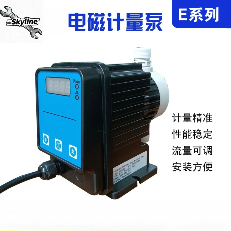 Metering pump Electromagnetic diaphragm dosing pump Corrosion-resistant electric quantitative dosing device
Metering pump Electromagnetic diaphragm dosing pump Corrosion-resistant electric quantitative dosing device