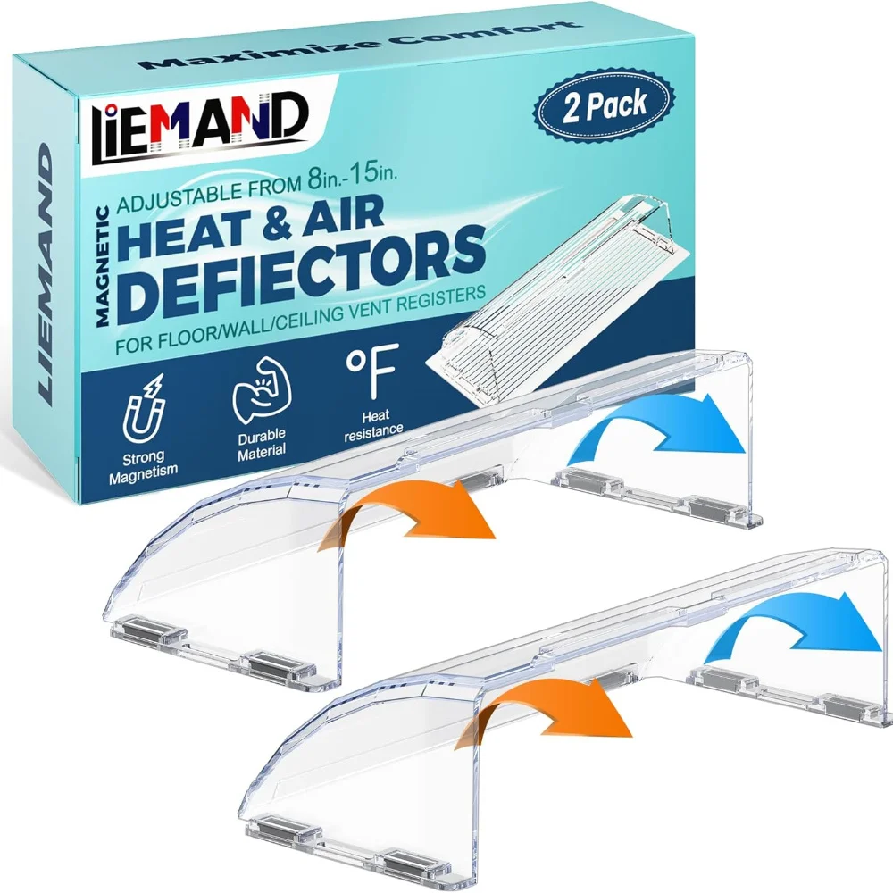 1/2/4 piece upgraded vent deflector - super magnetic adjustable heat deflector,side wall and ceiling registers,
1/2/4 piece upgraded vent deflector - super magnetic adjustable heat deflector,side wall and ceiling registers,