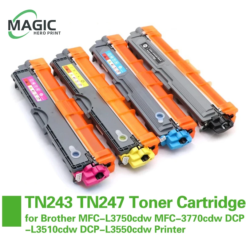 Европейская версия TN243 TN247 тонер-картридж, совместимый с принтером Brother MFC-L3750cdw MFC-3770cdw DCP-L3510cdw DCP-L3550cdw
Европейская версия TN243 TN247 тонер-картридж, совместимый с принтером Brother MFC-L3750cdw MFC-3770cdw DCP-L3510cdw DCP-L3550cdw