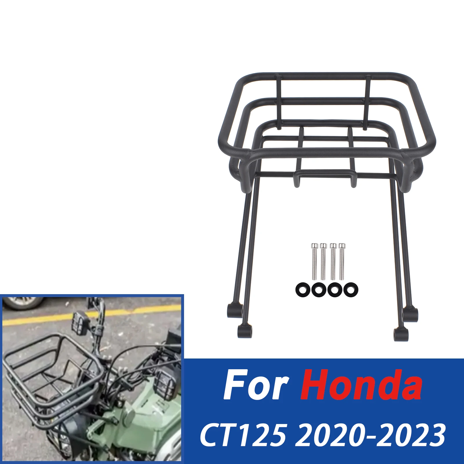 For Honda CT125 Hunter Cub 2020-2023 Motorcycle Front Luggage Rack Support Basket Holder Bracket Lightweight Off-Road Accessory
For Honda CT125 Hunter Cub 2020-2023 Motorcycle Front Luggage Rack Support Basket Holder Bracket Lightweight Off-Road Accessory