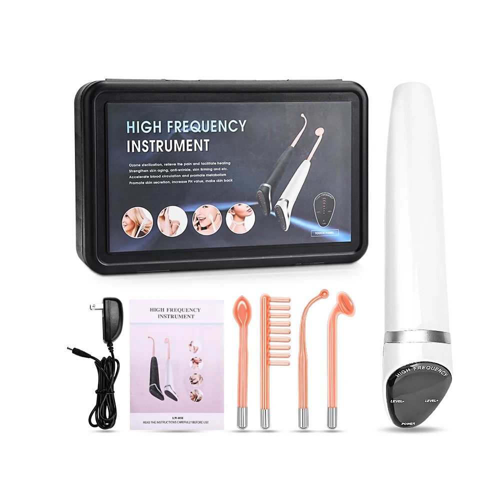 HOT Portable Handheld High Frequency Skin Therapy Wand Machine High Frequency Facial Tools Most popular
HOT Portable Handheld High Frequency Skin Therapy Wand Machine High Frequency Facial Tools Most popular
