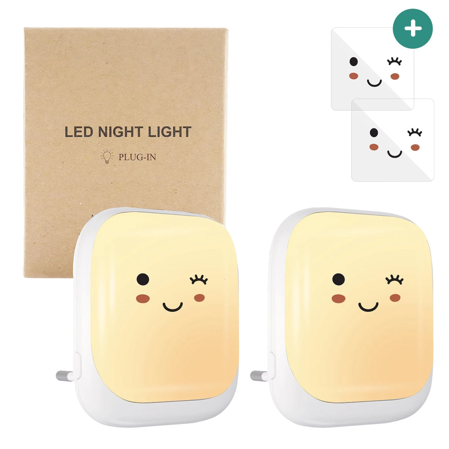 2pcs Night Light Plug With Twilight Sensor, Continuously Adjustable Brightness, Very Good For Staircases, Bedrooms, Kitchens
2pcs Night Light Plug With Twilight Sensor, Continuously Adjustable Brightness, Very Good For Staircases, Bedrooms, Kitchens