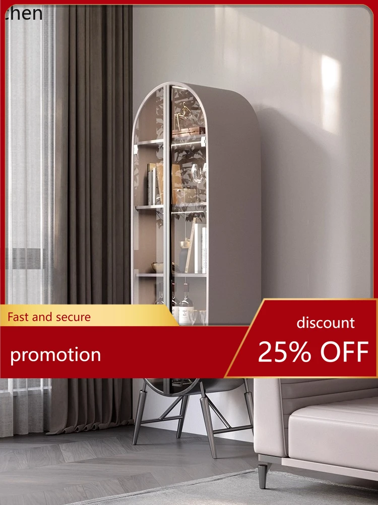 ZML light luxury wine cabinet wall glass decorative display cabinet side cabinet
ZML light luxury wine cabinet wall glass decorative display cabinet side cabinet