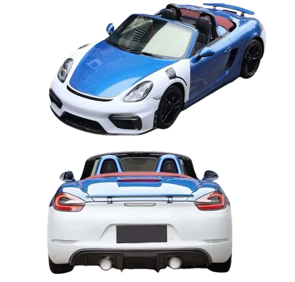 STLF Gt4 Style Carbon Fiber Body Kit for 981 Cayman Boxster 2013-2016 New Front Lip Rear Bumper Side Skirt Fender Front Lip
STLF Gt4 Style Carbon Fiber Body Kit for 981 Cayman Boxster 2013-2016 New Front Lip Rear Bumper Side Skirt Fender Front Lip