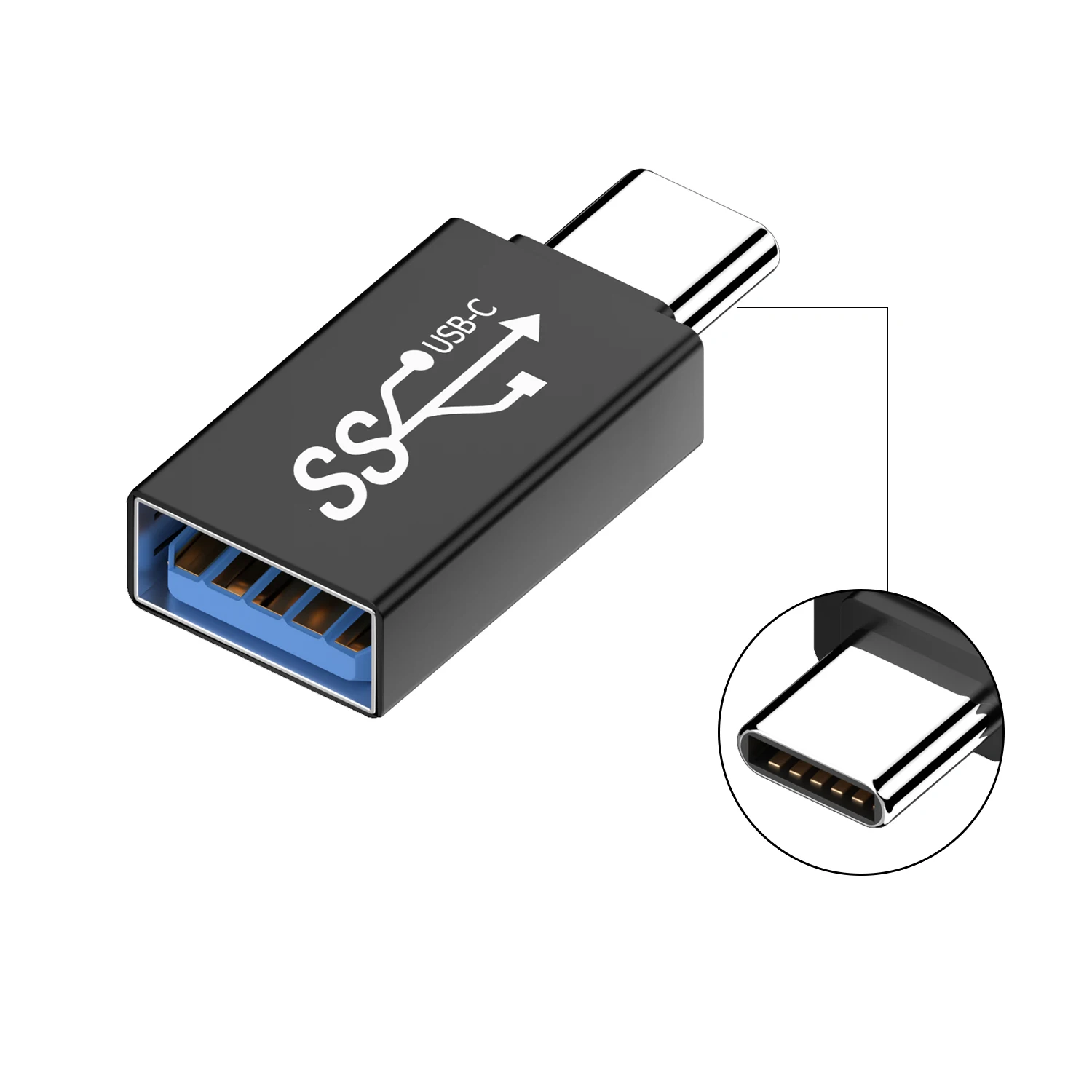 USB Type C Male to USB A Female Adapter USB 3.2 10Gbps Charging OTG Data Connector For Phone/PC/Tablet/Camera iMac,MacBook Pro
USB Type C Male to USB A Female Adapter USB 3.2 10Gbps Charging OTG Data Connector For Phone/PC/Tablet/Camera iMac,MacBook Pro